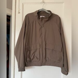 Old Navy Stretchtech Tan Windbreaker Jacket Size XXL